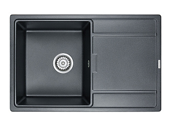 Кухонная мойка Paulmark FLUGEN 50-780 PM217850-BLM 78х50 цвет черный металлик